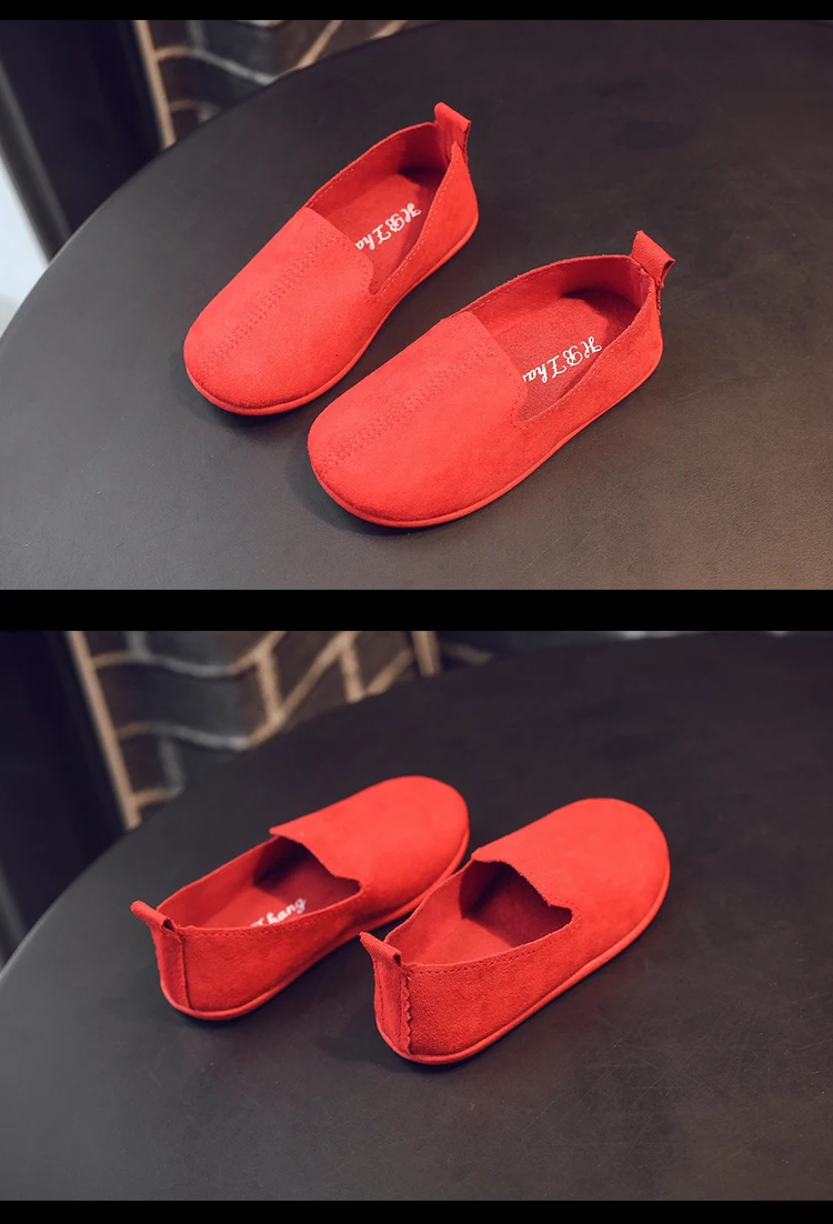 New Arrivals Girls Boys Shoes Children Loafers Slip-on Flat Shoes Baby Kids Flats Soft Princess Single Shoes Zapatos De Ninos