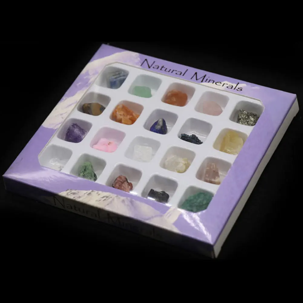 20 шт., натуральный кристалл, камни, необычные, камушки, мини, руды, камень, коллекция, минеральное искусство, украшение, набор, подарок на день рождения для девочки
