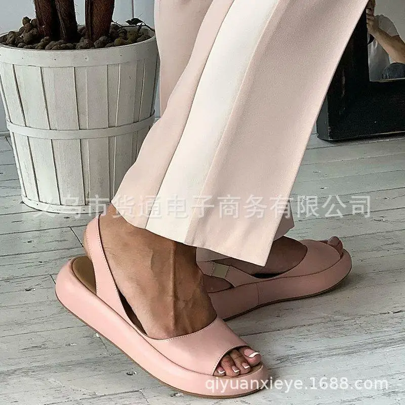 

New Women Pink Jelly Shoes Slippers Summer Flip Flops Beach Shoes Pool Sandals Flats Ladies Slides chanclas de mujer