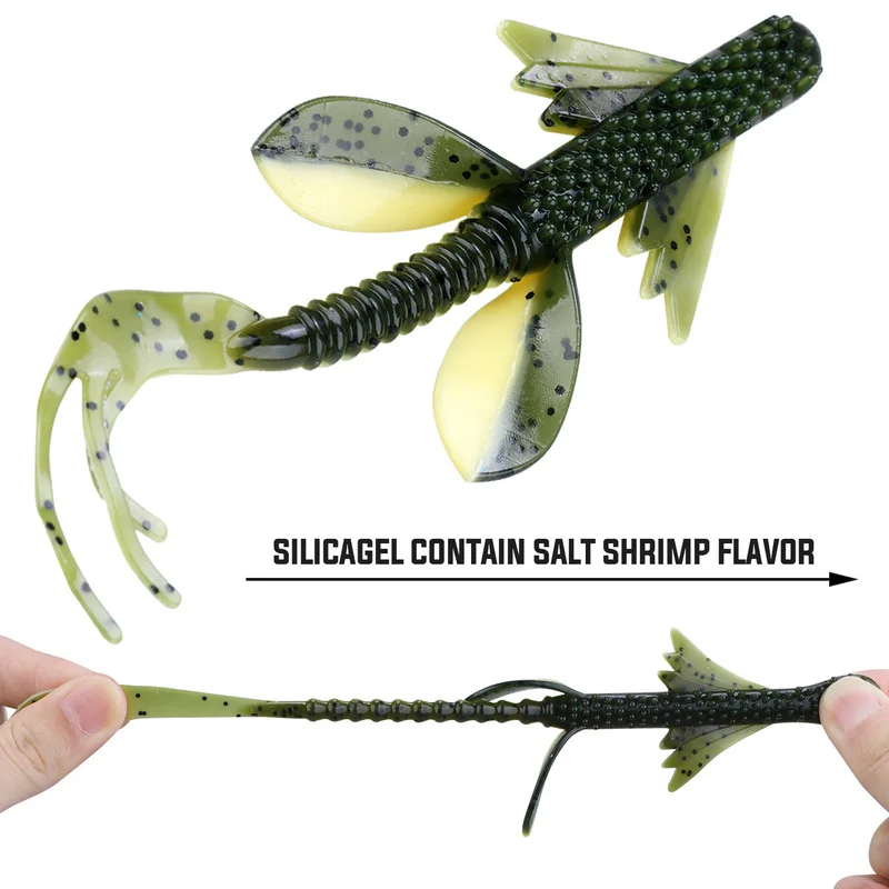 Sougayilang 2Pc Swimbait Worm Fishing Lure 10g 125mm Soft Fishing Lure Saltwater/Freshwater Fishing Wobblers Bait Sougayilang 2Pc Swimbait Worm Fishing Lure 10g 125mm Soft Fishing Lure Saltwater/Freshwater Fishing Wobblers Bait