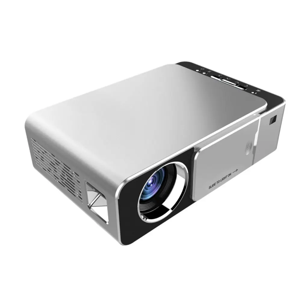 

US Plus T5 Projector Mini 720P Portable Home Office Support Hd 1080P Projector 30-200 Inch Projection Picture Size