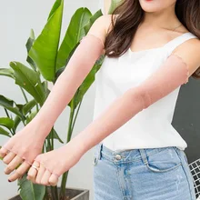 Онлайн знаменитостей Летние марлевые вискозные манжеты женские летние кружевные солнцестойкие манжеты УФ-защита тонкие длинные манжеты Велоспорт