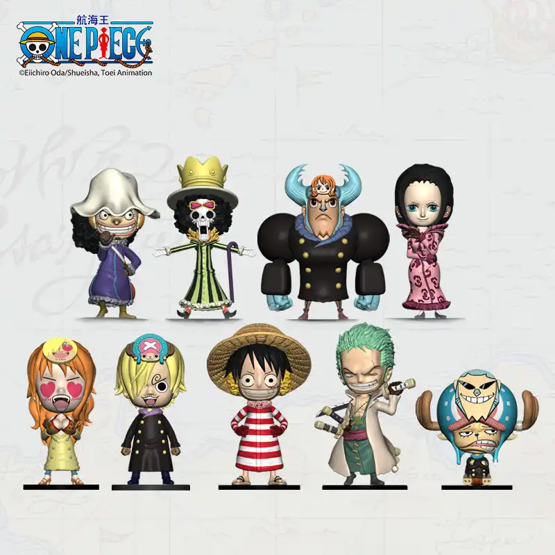 Anime One Piece Blind Box Luffy Chopper Robin Anime Figure 20th Anniversary Straw Hat Crew Model Gift For Boyfriend Aliexpress