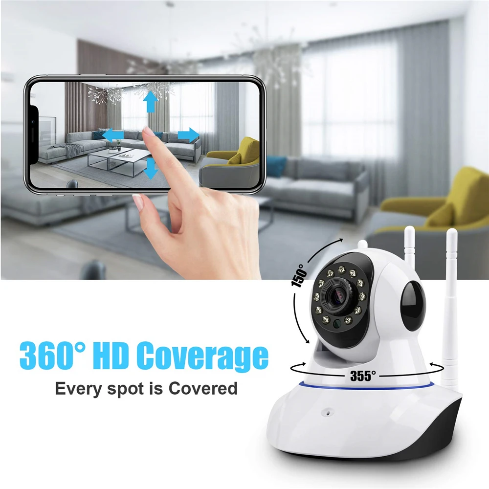  HD 1080P WiFi IP Camera Indoor Home Security cctv Camera ONVIF P2P I R Cut Security Camera Baby Mon - 4.00032E+12