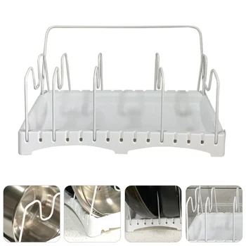 

1Pc Multifunction Tableware Storage Holder Kitchen Pot Cutting Board Rack
