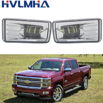 

Clear and Black 6000K Hi-Power LED Fog Light Lamp w/Switch for 07-18 Chevy Avalanche/Tahoe