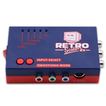 

RetroScaler2X A/V to HDMI Converter and Line-Doubler for Retro Game Consoles PS2/N64/NES/SEGA Dreamcast/Saturn/MD1/MD2
