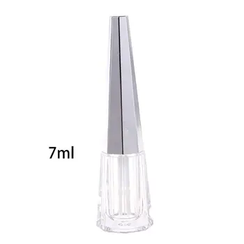 

7ml Geometric Cone Shape Empty Clear Lip Gloss Container Portable DIY Lip Balm Liquid Lipstick Tube Dispenser Bottle Makeup Tool