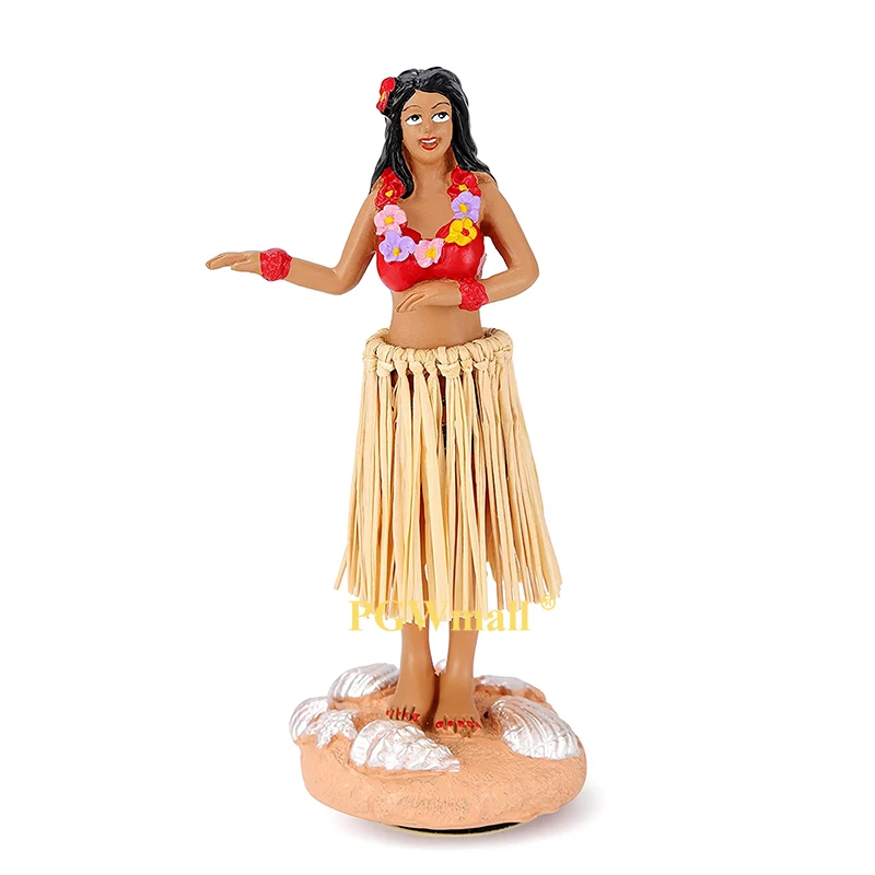 

Dancing Hula Girl Dashboard Bobbleheads for Driver Dashboard Decorations Collection Figurines Gift for Home Decoration Mini Size