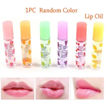 

1PC Water Toot Lip Oil Glass Lip Balm Transparent Lip Glaze Colorless Lip Gloss Moisturizing Liquid lipstick Reducing lip lines