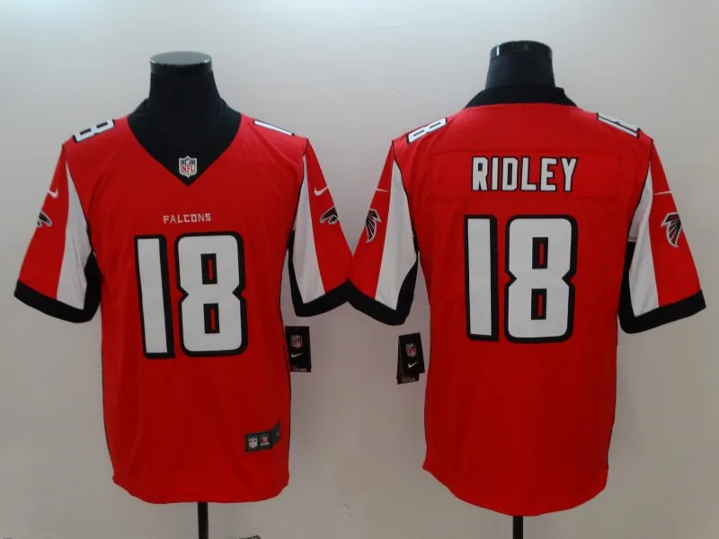 Мужские футболки для футбола, Matt Ryan Calvin Ridley evonta Freeman Deion Sanders - Цвет: Коричневый