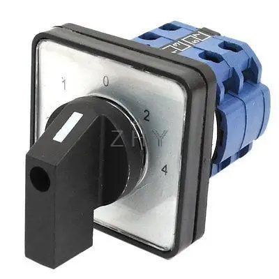 

AC660V 20A 3-1-0-2-4 5 Positions Rotary Universal Changeover Combination Switch