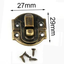 20 шт. железные запоры зажим замок Пряжка защелки для ювелирных изделий деревянная Подарочная коробка Новое поступление горячая распродажа