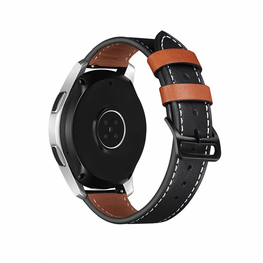 20 мм часы correa совместимы с Galaxy watch 42 мм/Active 2/gear S2/huawei Watch 2/Amazfit bip часы ремешок кожаный браслет ремень