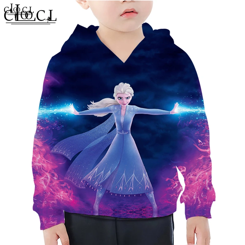 Ice Frozen Hoodie Naughty Kids Baby Boy Hoodies 3D Print Baby Girl Children's Sweatshirt Casual Fashion Streetwear Tops - Color: Hoodies 4
