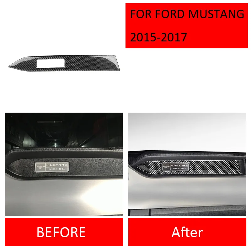 pcmos Real Carbon Fiber Inner Gear Shift Steering Wheel Frame Cover Interior Sticker Trim For Ford Mustang 2015-2017 Accessories pcmos Real Carbon Fiber Inner Gear Shift Steering Wheel Frame Cover Interior Sticker Trim For Ford Mustang 2015-2017 Accessories