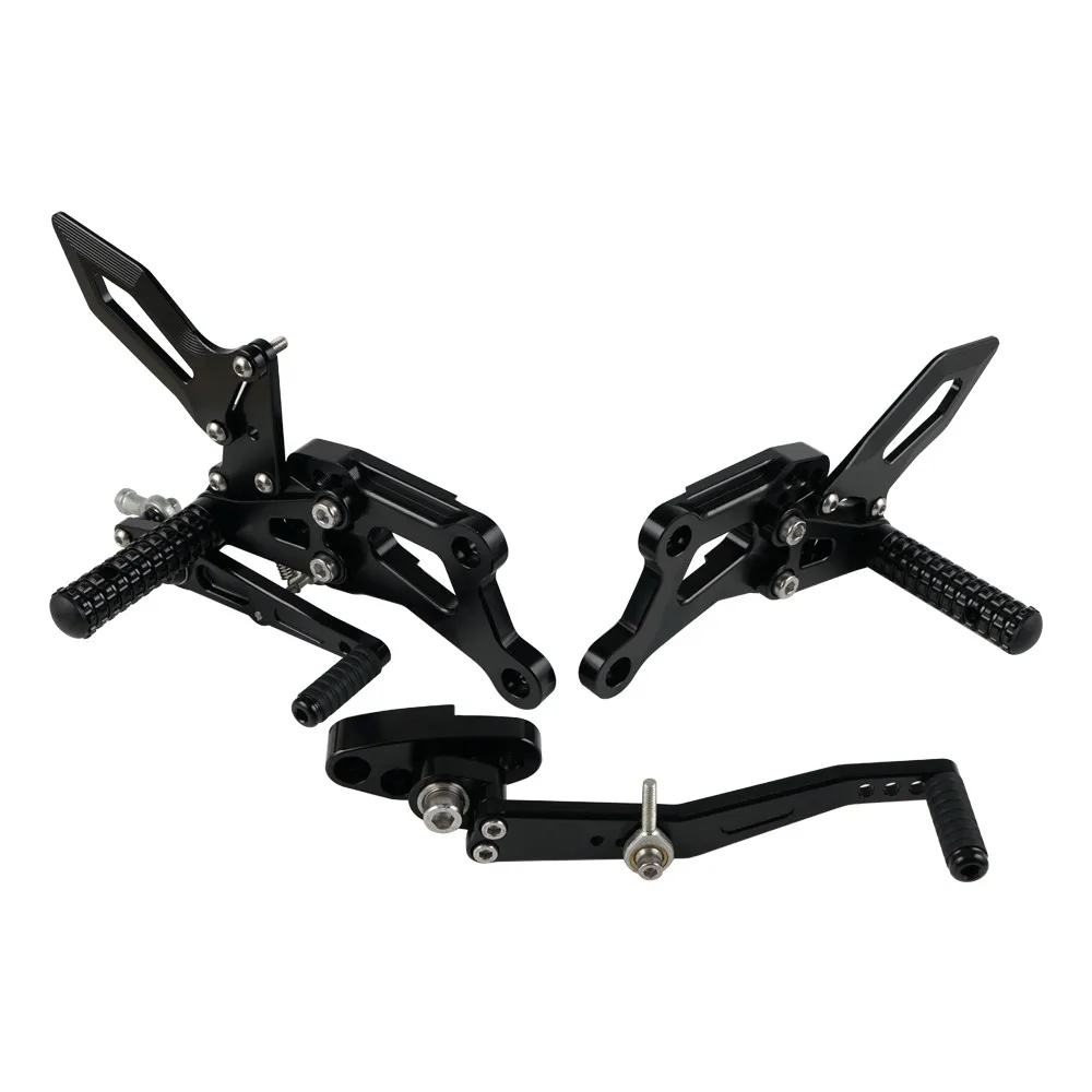 

NICECNC Motorcycle Rearset Set Position Adjustable for Suzuki GSX-R1000/R 2017 2018 2019 STANDARD Footpegs Footrests Rearsets