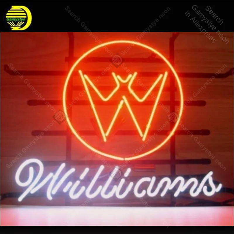 Neon Light Sign WILLIA PINBAL Tube Neon Bulb Sign Decor Game Room Coffee Neon board lamp anuncio luminoso Atarii Dropshipping