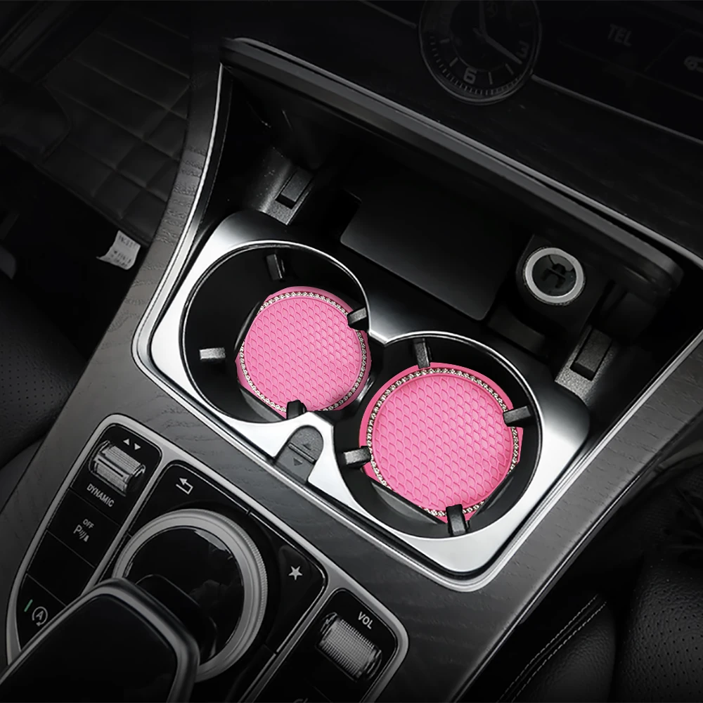 Car Coaster Water Cup Bottle Holder Anti-slip Pad Mat Silica Gel car coaster pads,cup holder coasters