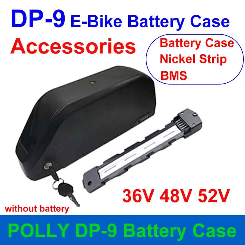 REENTION POLLY DP-9 Battery Case Accessories 36V 48V 52V Nickel Strip 30A BMS 91PCS 18650 Cells Downtube for E-Bike DIY | Электроника