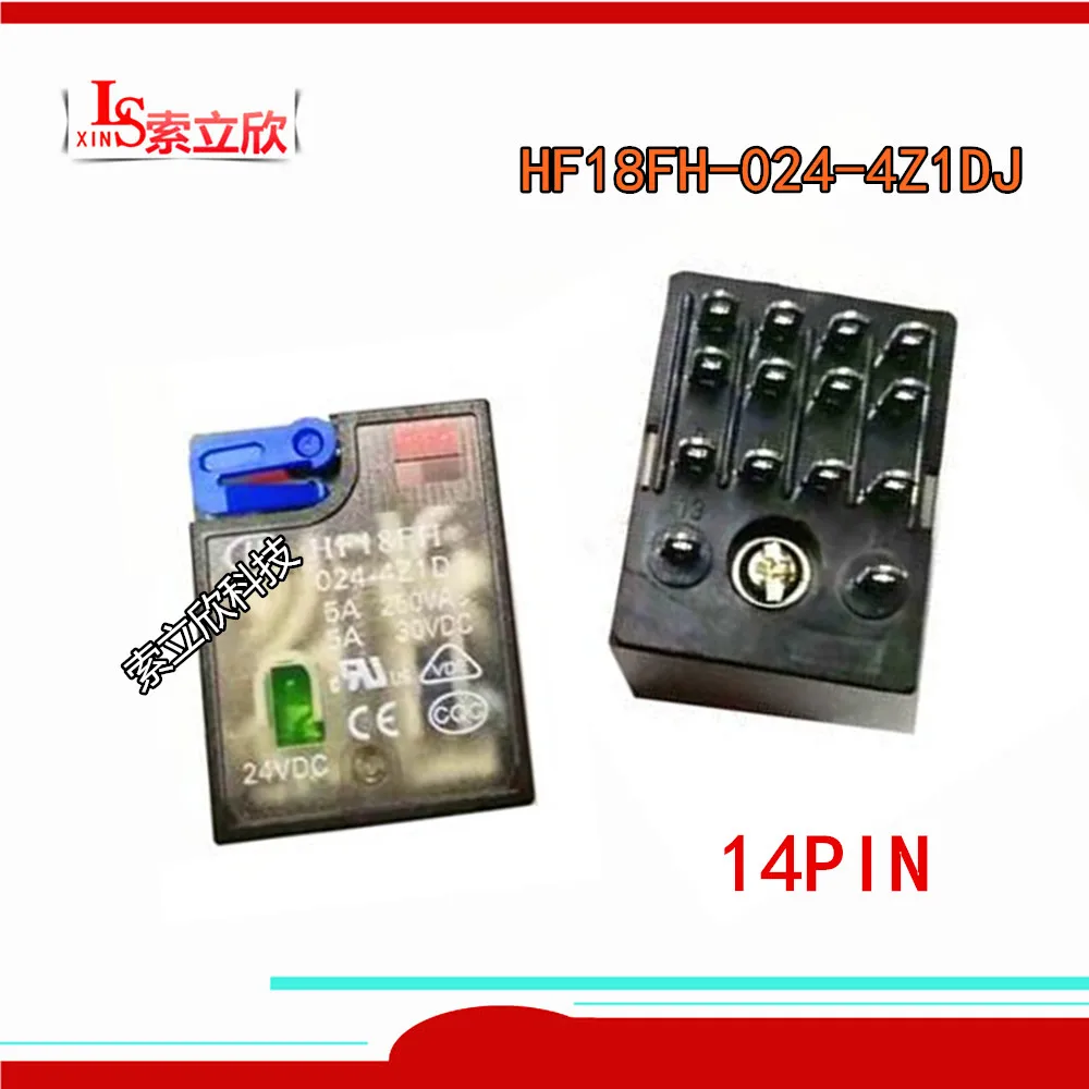 2 шт./лот 100% новый реле HF18FH-024-4Z1DJ HF18FH 024-4Z1DJ 024 4Z1DJ 5A 24VDC 14PIN база SZX-SMF-14HN | Обустройство