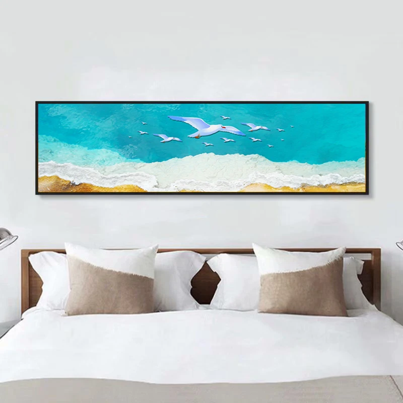 

Yuke Art Posters and Prints Wall Art Canvas Painting Pigeon Flying In Sky Posters Wall Art Pictures For Living Room Home Decor