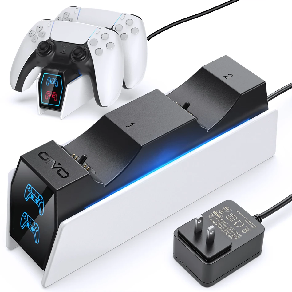 Oivo For Ps5 Controller Charger Wireless Controller Charging Dock
