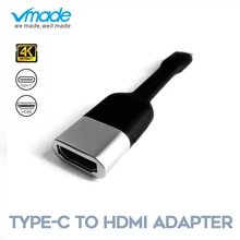 Поддержка Прямая поставка Тип C к HDMI адаптер USB 3,1 USB-C к HDMI адаптер конвертер «Папа-мама» для MacBook/huawei Matebook