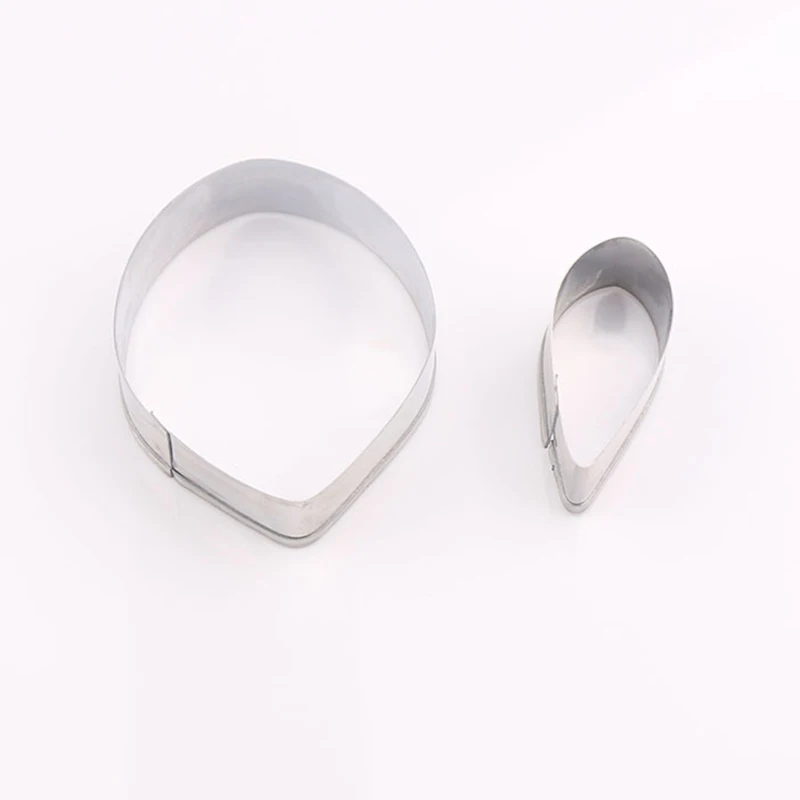 Stainless Steel Flower Petal Cookie Cutter Cupcake Mold Fondant Cake Mould DIY Decor MU8669
