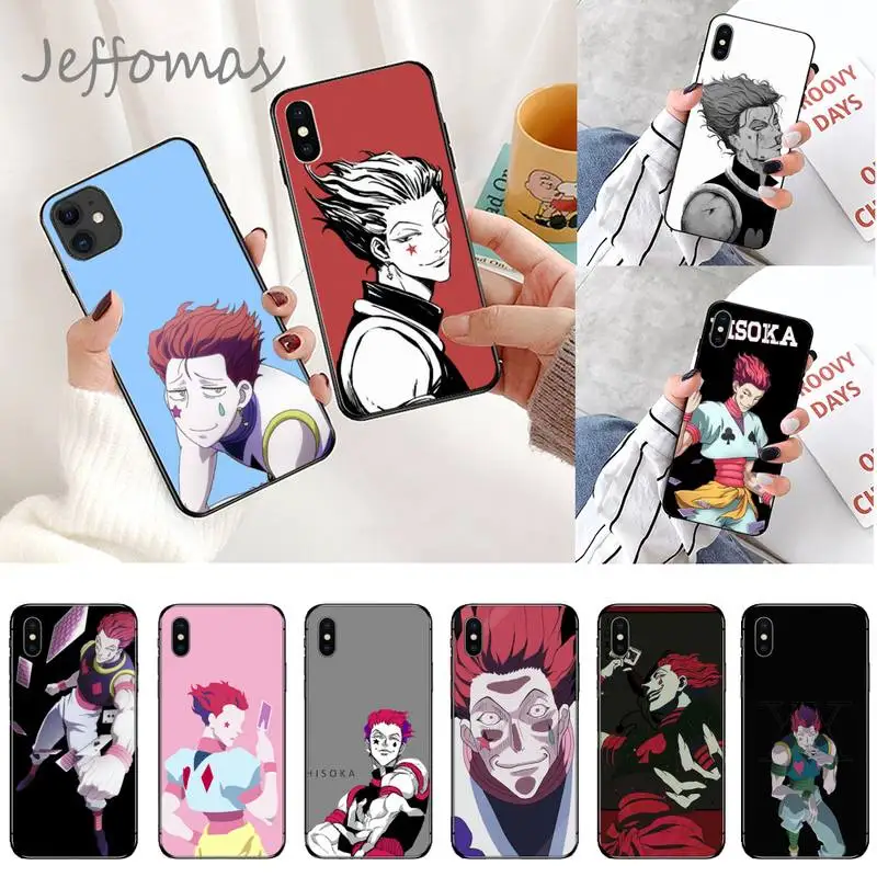 

Hisoka Anime Hunter X hunter Phone Case for iPhone 11 12 pro XS MAX 8 7 6 6S Plus X 5S SE 2020 XR