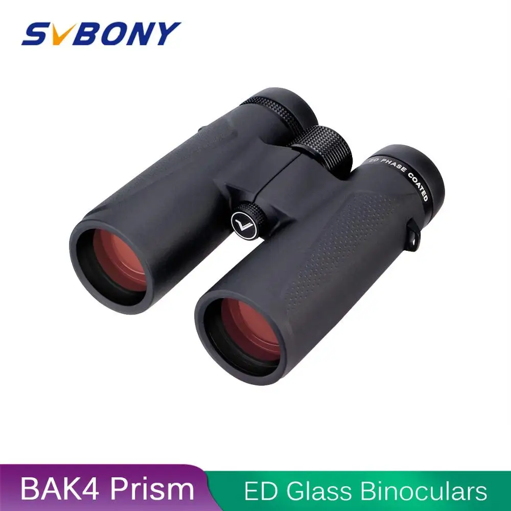 Telescope ED Binoculars 8X32/10x42 BAK4 Prism Phase Correction Coated High Power Hunting