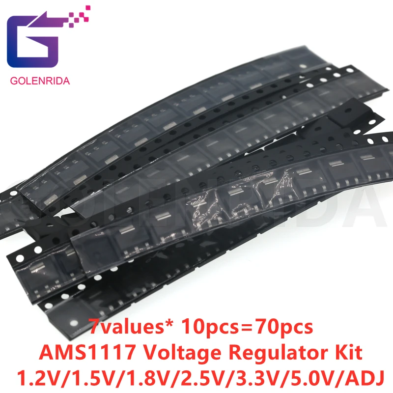 AMS1117-5.0V SOT-223 5V R&eacute;gulateur De Tension Lin&eacute;aire Fixe (SMD