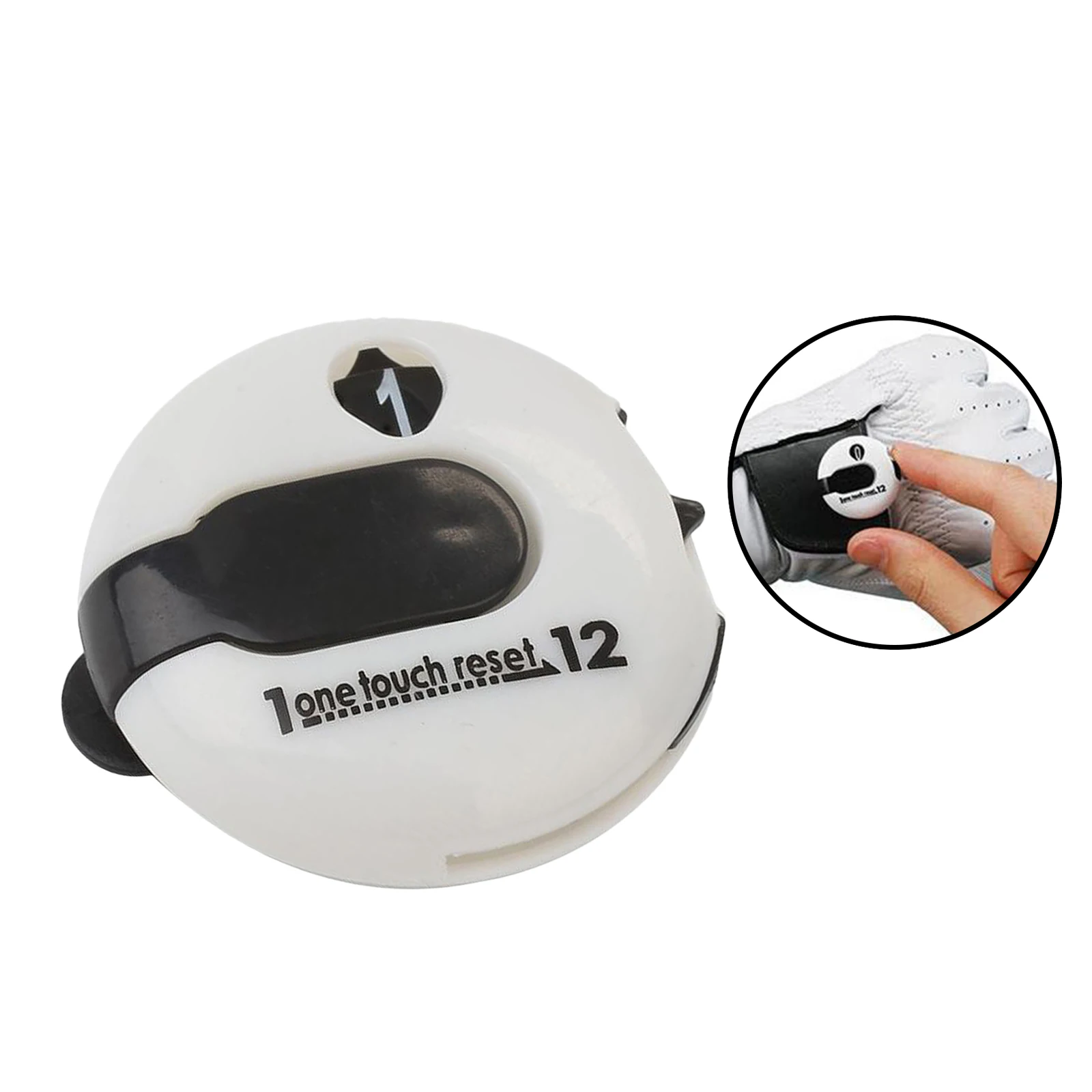 Mini Golf Stroke Counter Clip-on One Touch Reset Scoring Scorekeeper Golfing