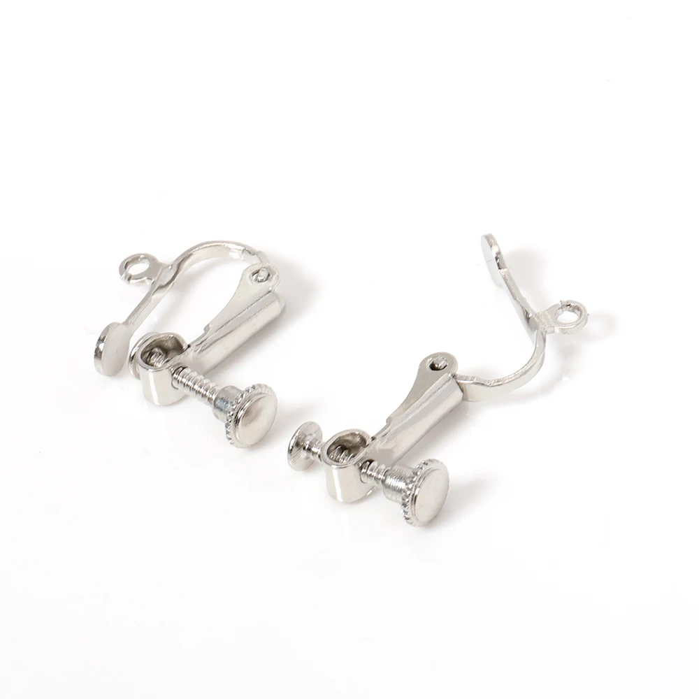 10 Boucles D'Oreilles à Clip En Or - Convertisseurs Non Perçants Acier Inoxydable