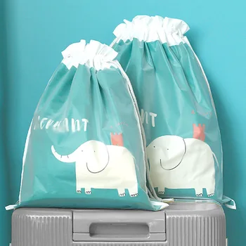 

2PCS Waterproof Shoes Bag Pouch Storage Travel Bag Portable Tote Drawstring Bag Organizer Cover Non-Woven Dustproof Cover
