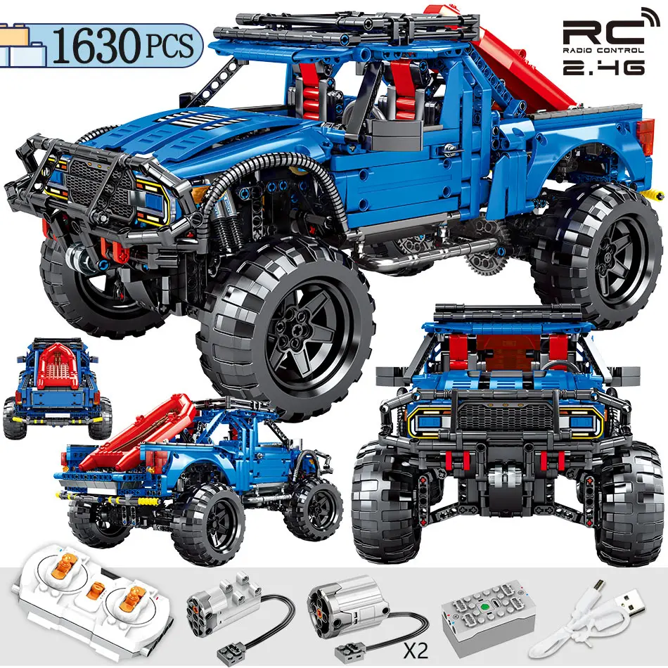 blocks remote control car