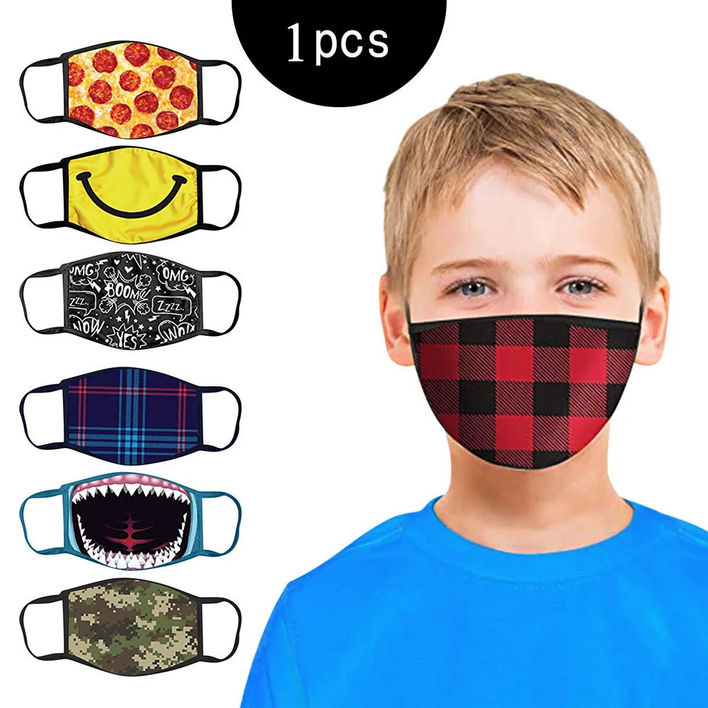 1 шт. детская маска для лица с принтом | Тематическая одежда и униформа
