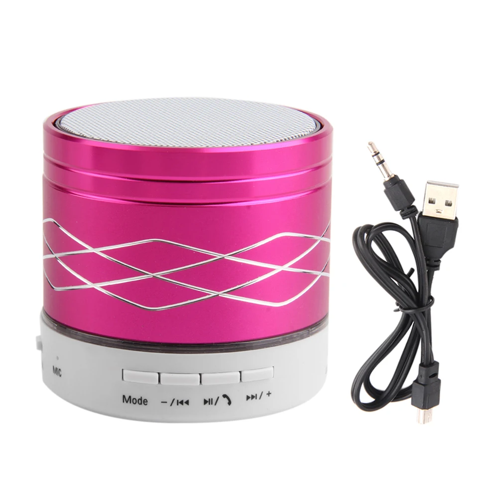 SA20 rose red Беспроводной Bluetooth мини Hifi стерео динамик для мобильных телефонов MP3 ПК планшетов - Color: SA20 rose red