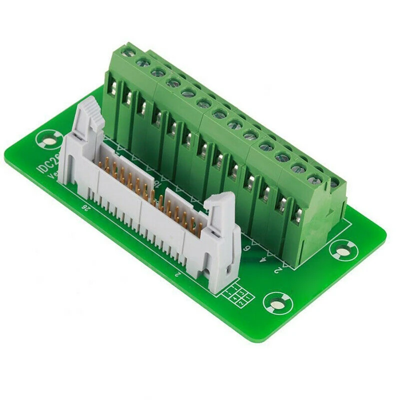 Электроника 26Pin 5 мм IDC коннектор Breakout Board, клеммный блок