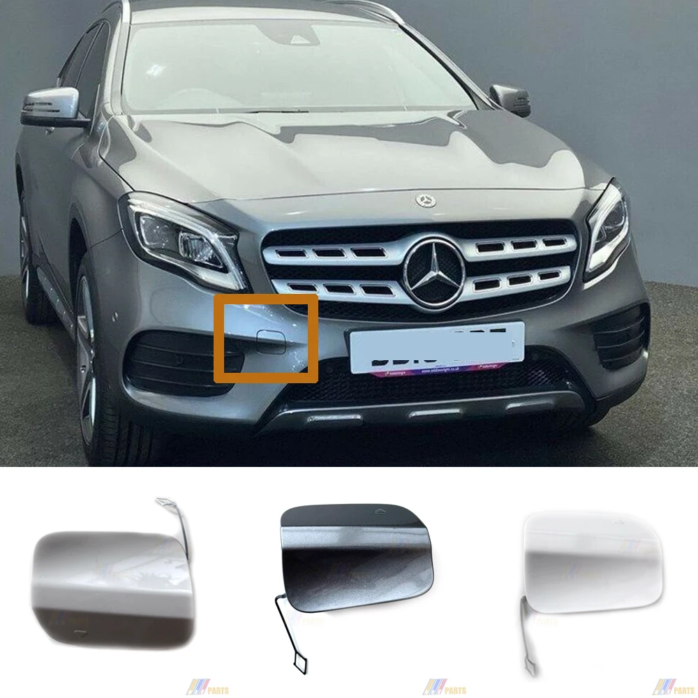 Подходит для 18-21 Mercedes-Benz GLA AMG X156/W156 GLA45 GLA180 GLA200 GLA220d GLA250 передняя крышка буксировки