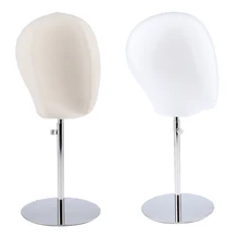 

Mannequin Head Hat Caps Stand Display Rack Hair Wigs HolderAbstract Adjustable Height for Salon Home Decor Retail Stores