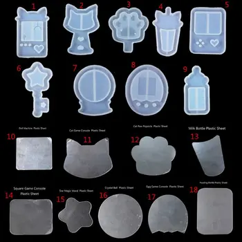 

Quicksand Cat Paw Game Console Epoxy Resin Silicone Mold Jewelry Pendant Tools Dried Flower Resin Decorative DIY Hand Crafts