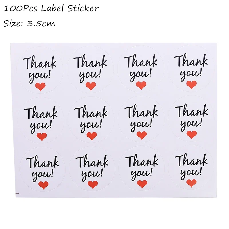 100pcs label sticker 100 шт прозрачные пластиковые пакеты для конфет, леденцов, печенья, упаковочный целофан, мешок для подарков на Рождество, свадьбу, день рождения, вечеринку - Цвет: 100pcs label sticker