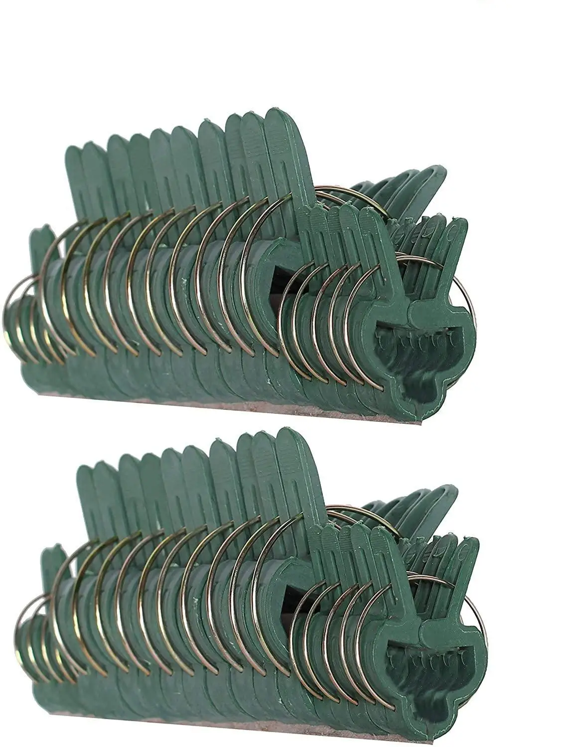 

20/40pcs Green Gardening Plant&Flower Loop Gripper Clips, Tool for Supporting or Straightening Plant Stems, Stalks, and Vines