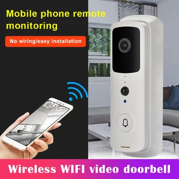

Wireless Doorbell WiFi Visual Smart Phone Remote Surveillance Intercom Low Power Doorbell Camera FP8