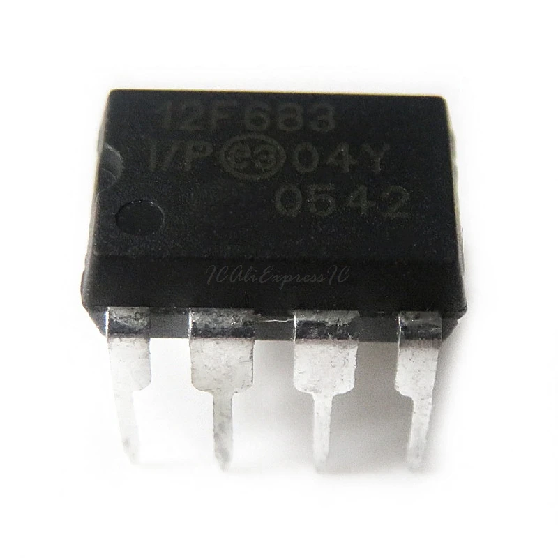 2 шт./лот PIC12F683 I/P 12F683 DIP 8 в наличии|Интегральные схемы| |