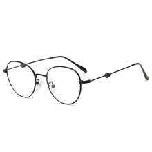 Новинка октября, классические, унисекс, литературные, плоские, зеркальные, металлические, Овальные, компьютерные очки, модные, повседневные, Ретро стиль, синий светильник, блокирующие очки