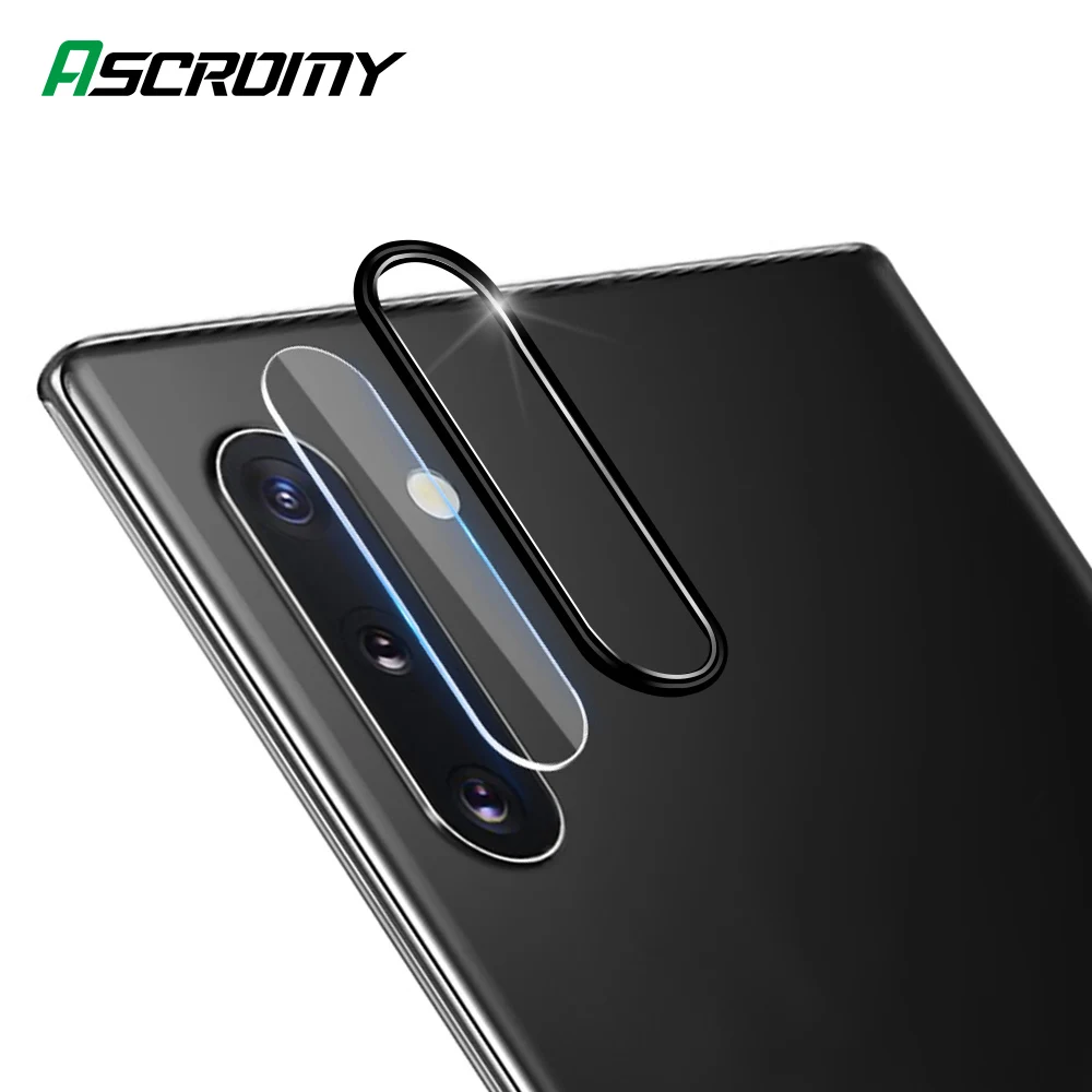 Camera lens Protector Tempered Glass + Len Ring For Samsung Galaxy Note 10 S10 Plus Note10+ S10+ S Protection pantalla | Мобильные