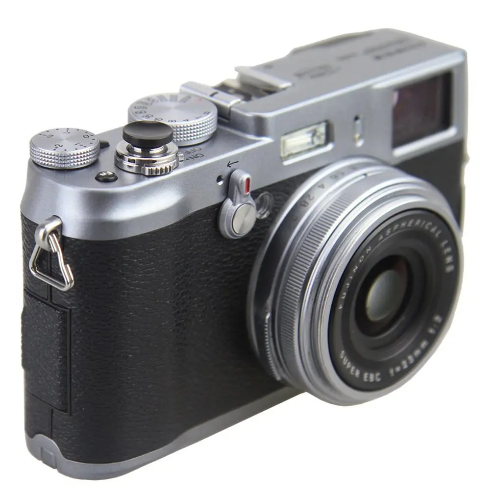 4 шт. 10 мм Диаметр вогнутая металлическая мягкая спуска затвора Leica M дальномер камеры для Fuji X100 100S X20 X10 M3 M6 M7