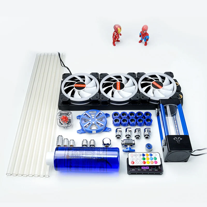 Syscooling цветные огни компьютера DIY водяного охлаждения комплект|watercooling kit|120mm radiatorcpu